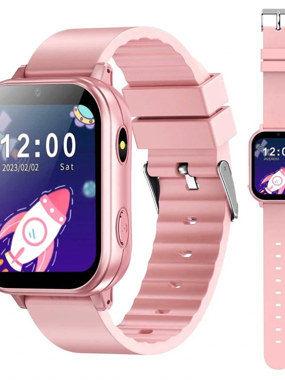 New PTHTECHUS Y19 Kids Smart Watch Phone - Pink - New In Box
